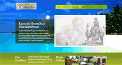 Desktop Screenshot of kamathhomestay.com
