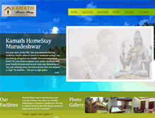 Tablet Screenshot of kamathhomestay.com